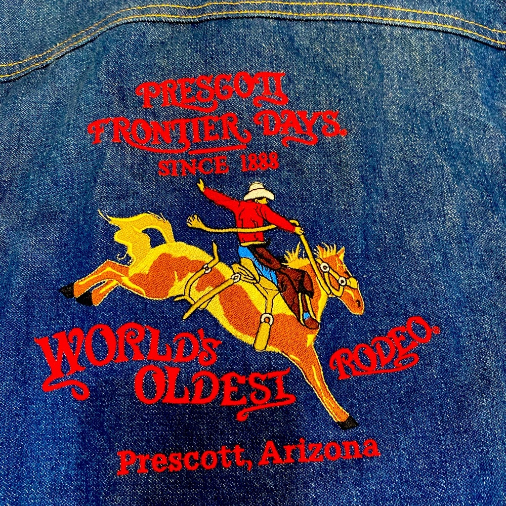 Wrangler Rodeo Jean Jacket Cowboy Prescott Arizona
